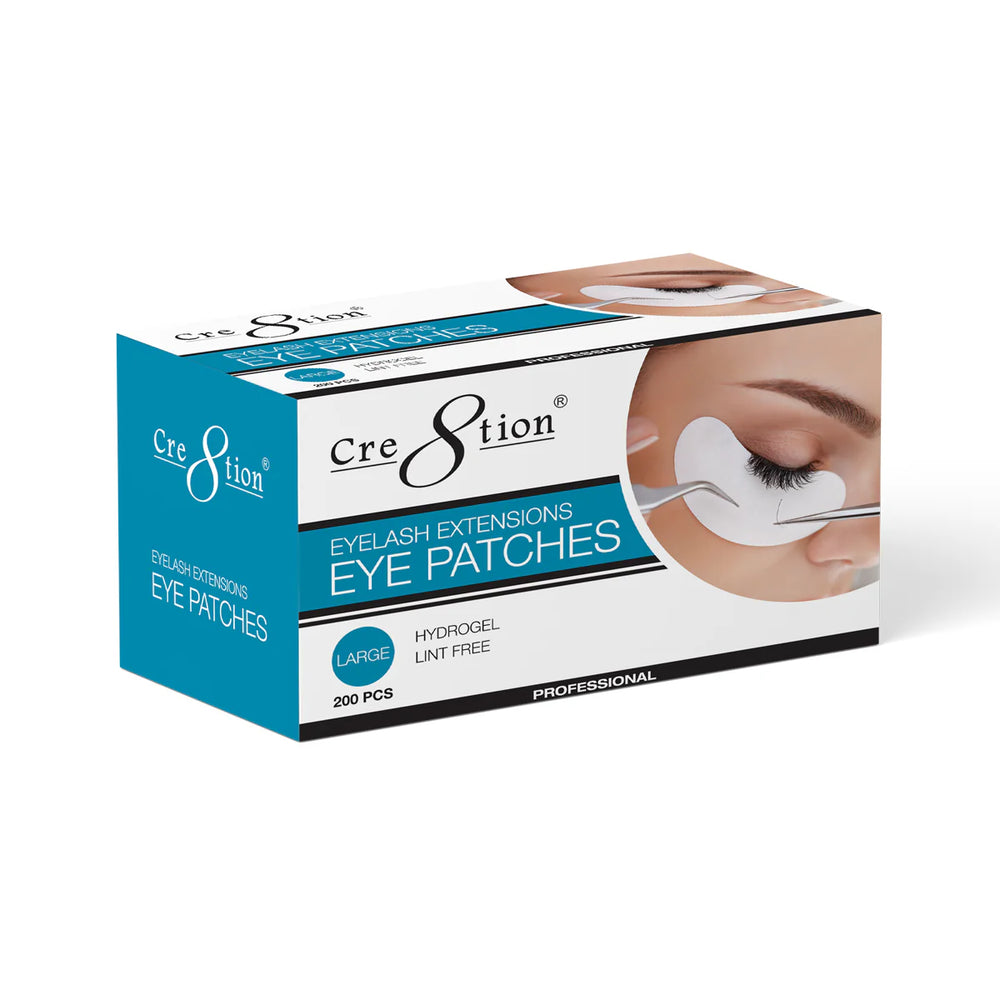 Cre8tion Eyelash Extensions - Eye Patches, Large, BOX (Pk: 200 pairs/box, 20 boxes/carton)