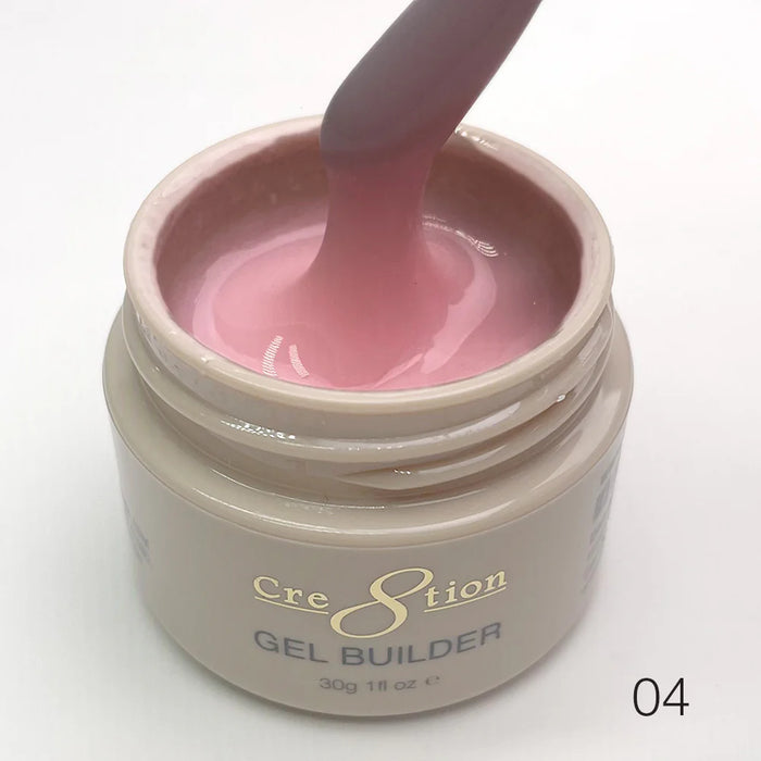 Cre8tion 1oz HEMA Free Overlay/Builder Gel in Jar (18 Colors) 000