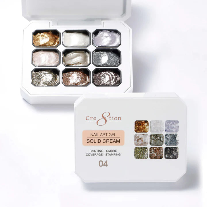Cre8tion Nail Art Gel Solid Cream #04