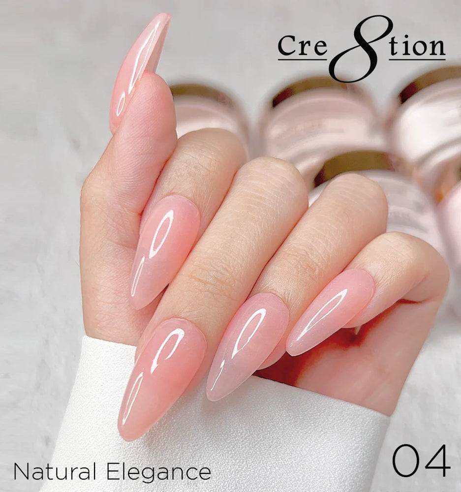 Cre8tion Acrylic Powder, NATURAL ELEGANCE Collection - 004