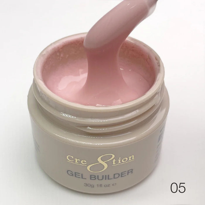 Cre8tion 1oz HEMA Free Overlay/Builder Gel in Jar (18 Colors) 000