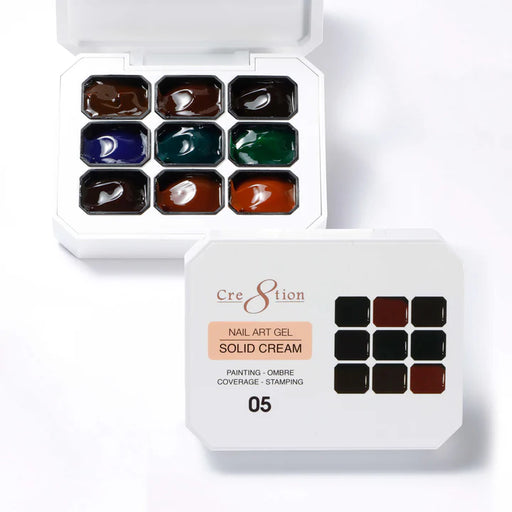 Cre8tion Nail Art Gel Solid Cream #05