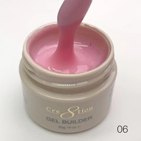 Cre8tion 1oz HEMA Free Overlay/Builder Gel in Jar (18 Colors) - 006