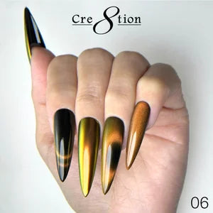 Cre8tion Nail Art Effect 1g - Cat Eye CHROME (10 Colors) Collection - 006