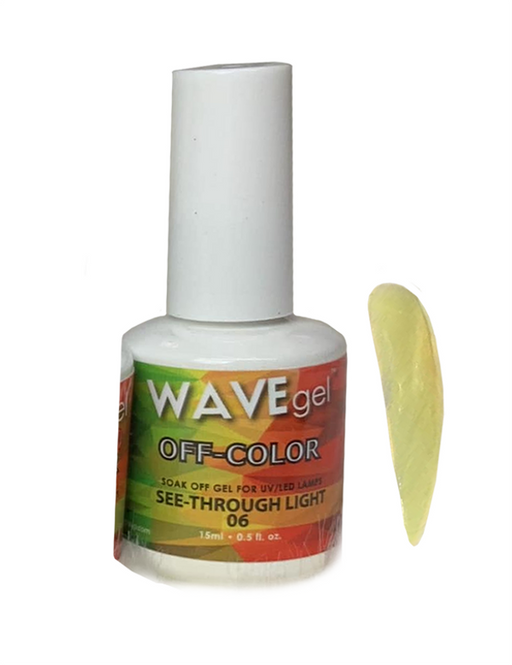 Wave Gel Vibrant Sheer Gel Polish, 06, 0.5oz OK1129