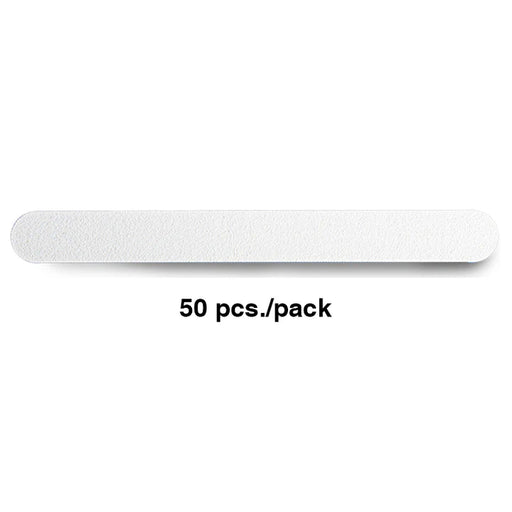 Cre8tion Nail File Regular White Sand, Grit 100/100, CASE (Pk: 50 pcs/pack, 30 packs/case)