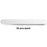 Cre8tion Disposable Mini Nail File Wood Center White, Grit 100/100, CASE (Pk: 100 packs/case)