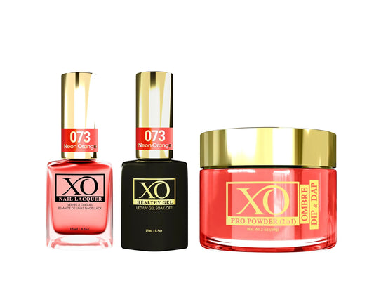 XO 4in1 Acrylic/Dipping Powder + Gel Polish + Nail Lacquer, 073