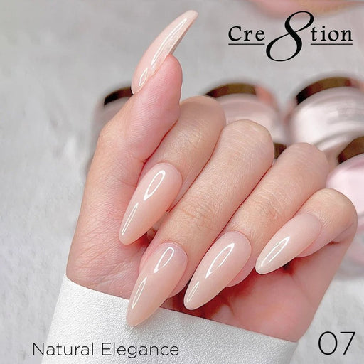 Cre8tion Acrylic Powder, Natural Elegance Collection, 07, 1.7oz