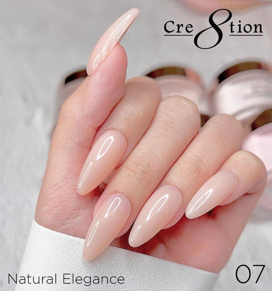 Cre8tion Acrylic Powder, NATURAL ELEGANCE Collection - 007