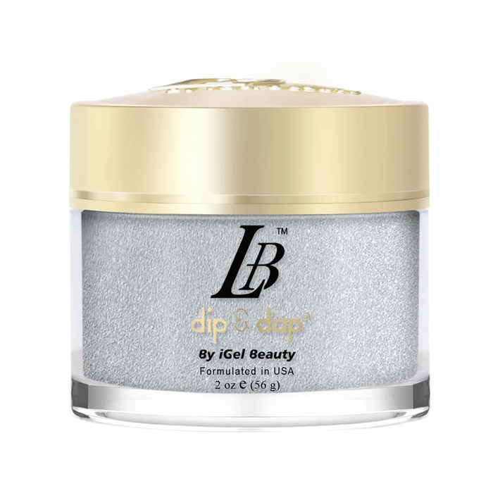 iGel Acrylic/Dipping Powder, LB Professional Collection, LB107, Pure Platinum, 2oz