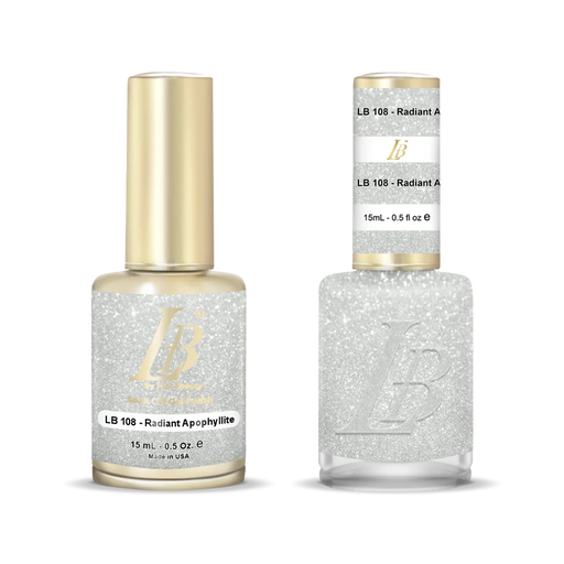 iGel Nail Lacquer & Gel Polish, LB Professional Collection, LB108, Radiant Apophyllite, 0.5oz