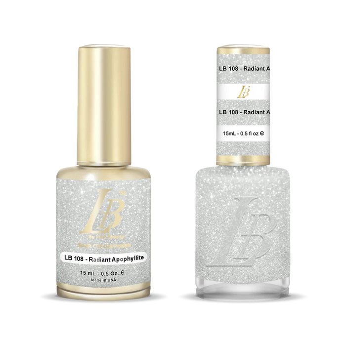 iGel Nail Lacquer & Gel Polish, LB Professional Collection, LB108, Radiant Apophyllite, 0.5oz