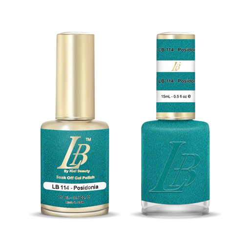 iGel Nail Lacquer & Gel Polish, LB Professional Collection, LB114, Posidonia, 0.5oz