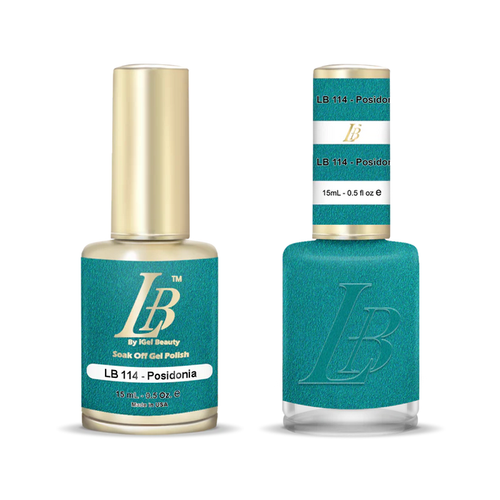 iGel Nail Lacquer & Gel Polish, LB Professional Collection, LB114, Posidonia, 0.5oz