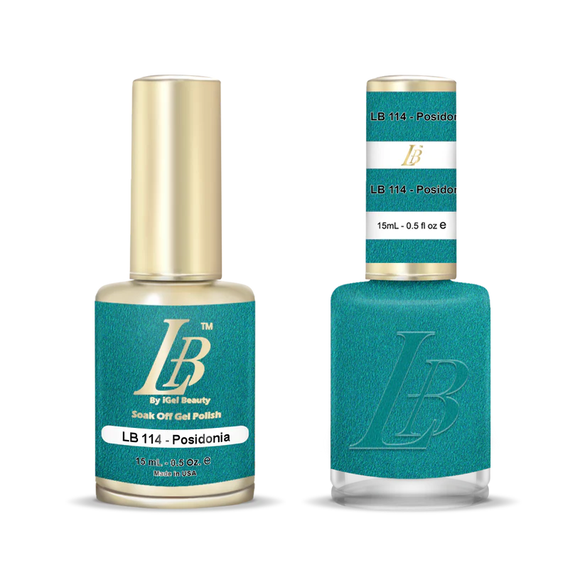 iGel Nail Lacquer & Gel Polish, LB Professional Collection, LB114, Posidonia, 0.5oz