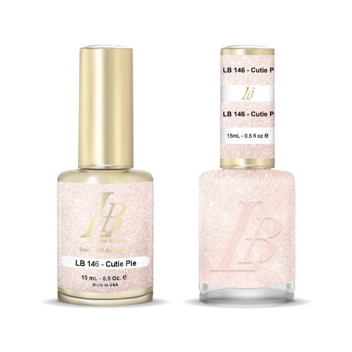 iGel Nail Lacquer & Gel Polish, LB Professional Collection, LB146, Cutie Pie, 0.5oz