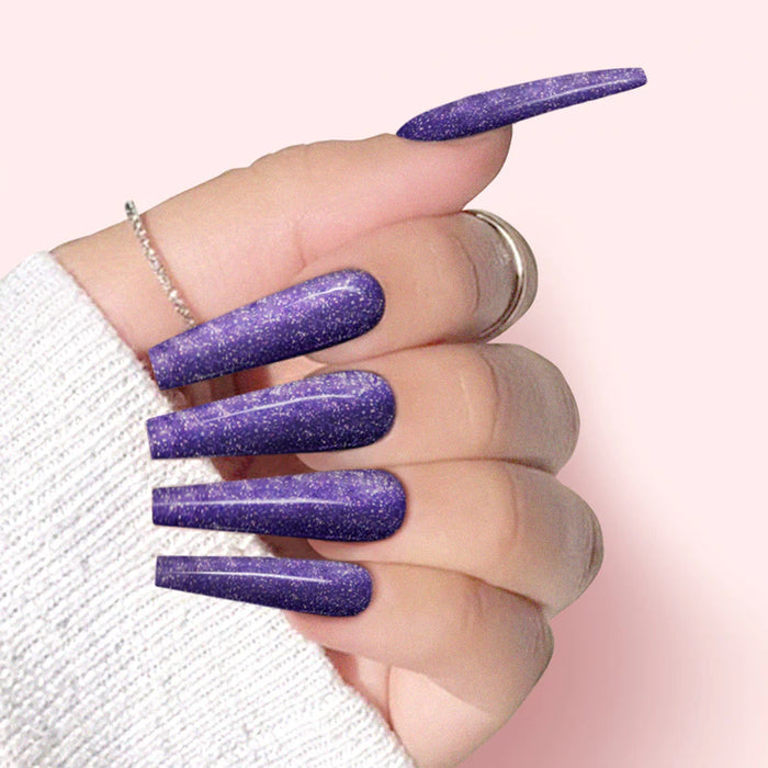 iGel Nail Lacquer & Gel Polish, LB Professional Collection, LB101, Bedazzling Amethyst, 0.5oz
