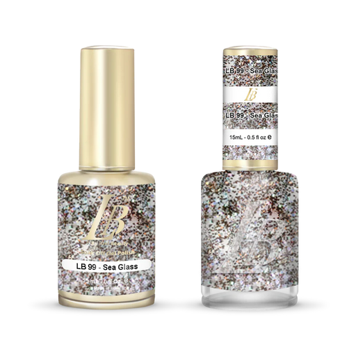 iGel Nail Lacquer & Gel Polish, LB Professional Collection, LB099, Sea Glass, 0.5oz