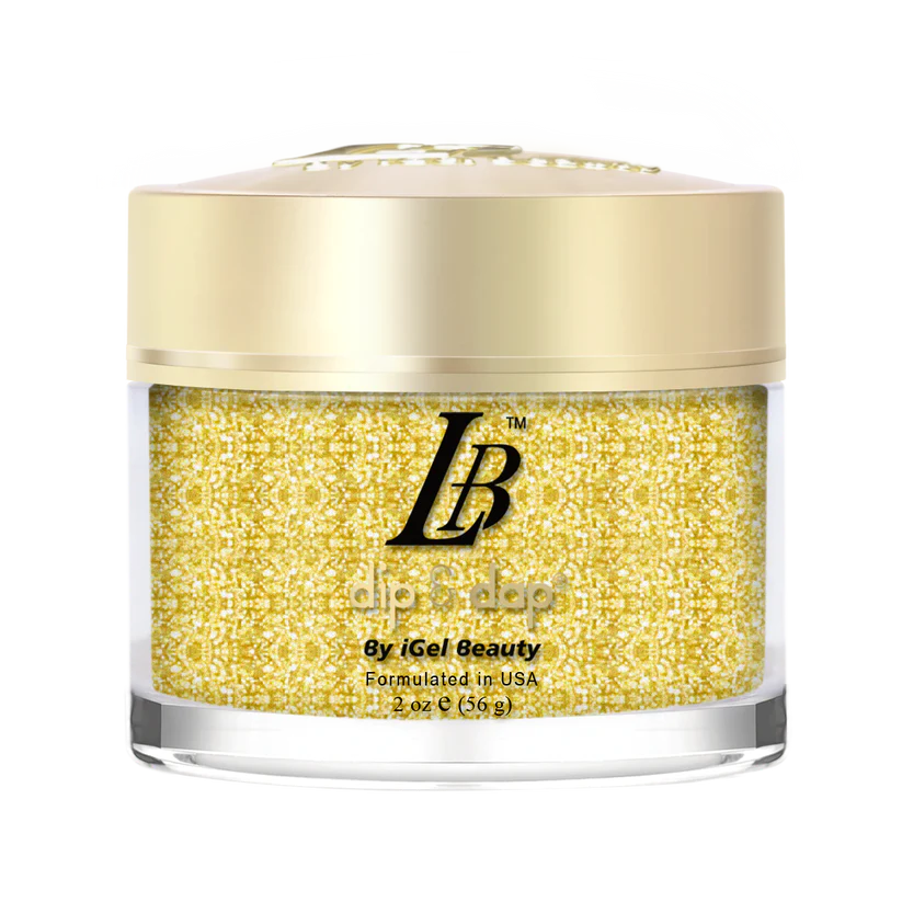 iGel Acrylic/Dipping Powder, LB Professional Collection, LB103, Fine Gold, 2oz