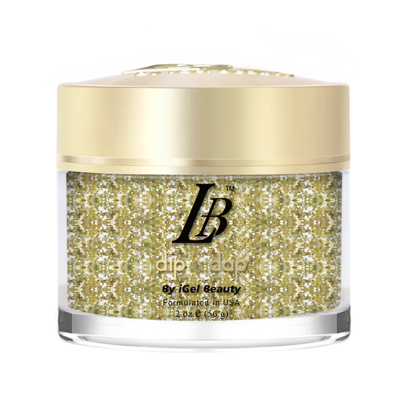 iGel Acrylic/Dipping Powder, LB Professional Collection, LB104, Brilliant Gold, 2oz