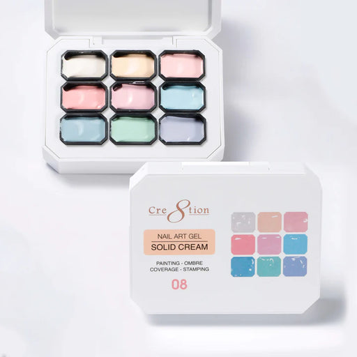 Cre8tion Nail Art Gel Solid Cream #08
