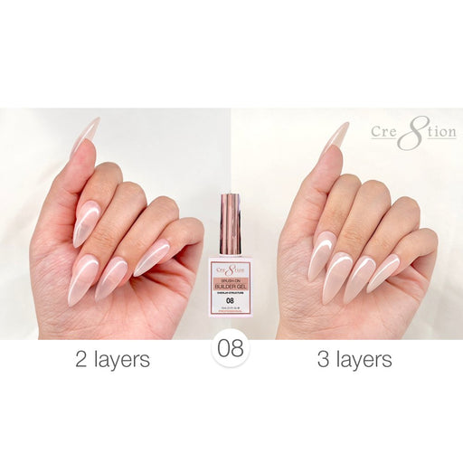 Cre8tion Gel - OVERLAY/BRUSH ON BUILDER 0.5oz, #008