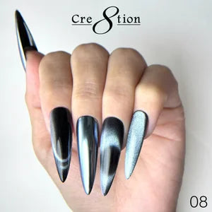 Cre8tion Nail Art Effect 1g - Cat Eye CHROME (10 Colors) Collection - 008
