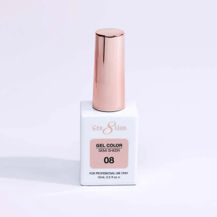 Cre8tion Gel 0.5oz - HEMA Free SEMI-SHEER Collection - 008