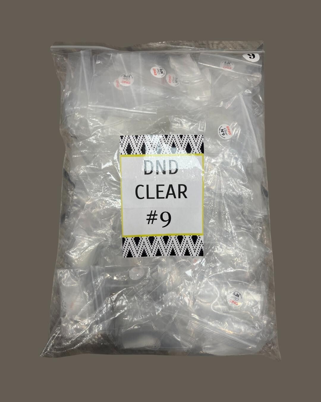 DND Clear Tips #09 (BIG BAG), 100 bags/pack, 98892 OK1110LK