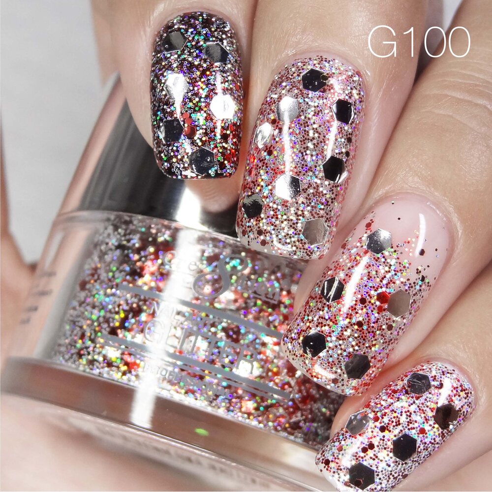 Cre8tion Nail Art 0.5oz (15g), Glitter - 100