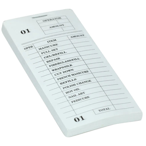 Cre8tion Nail Ticket Book, PACK (Pk: 10 book/pack, 400pcs-40 packs/case)