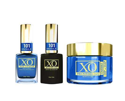 XO 4in1 Acrylic/Dipping Powder + Gel Polish + Nail Lacquer, 101