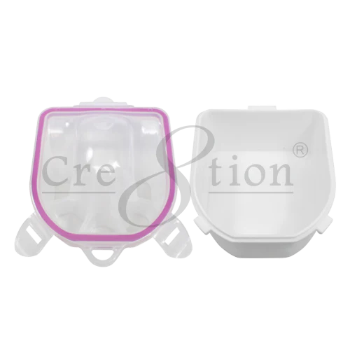 Cre8tion 2 Layers Manicure Bowl, CASE (Pk: 60 pcs/case)