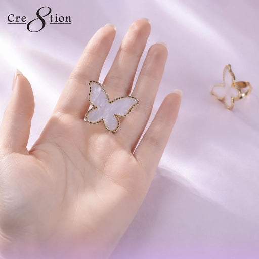 Cre8tion Color Mixing Ring Pallet (Pk: 400 pcs/bag) 000 - SKU 10231 -  Butterfly