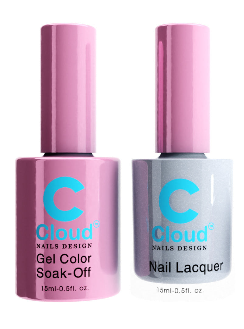 Chisel Nail Lacquer and Gel Polish, Cloud Nail Design Collection, 103, 0.5oz