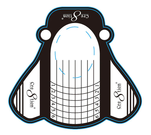 Cre8tion PVC Clear Nail Form, ROLLS (Pk: 500 pcs/roll)