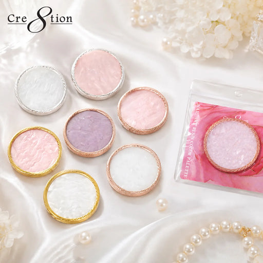 Cre8tion Nail Art Palette Small, Round Shaped 6.5cm (Pk: 240 pcs/case) - SKU 10495