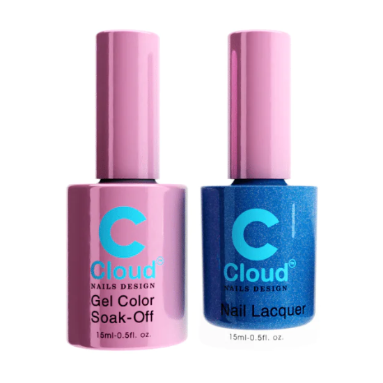 Chisel Nail Lacquer and Gel Polish, Cloud Nail Design Collection, 104, 0.5oz