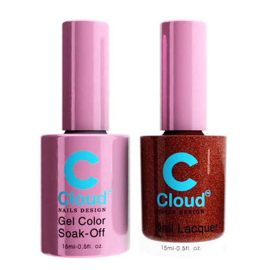 Chisel Nail Lacquer and Gel Polish, Cloud Nail Design Collection, 107, 0.5oz