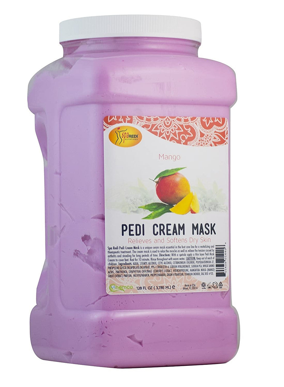 SpaRedi Pedi Cream Mask, Mango, 1Gal, 05440 OK0325MD