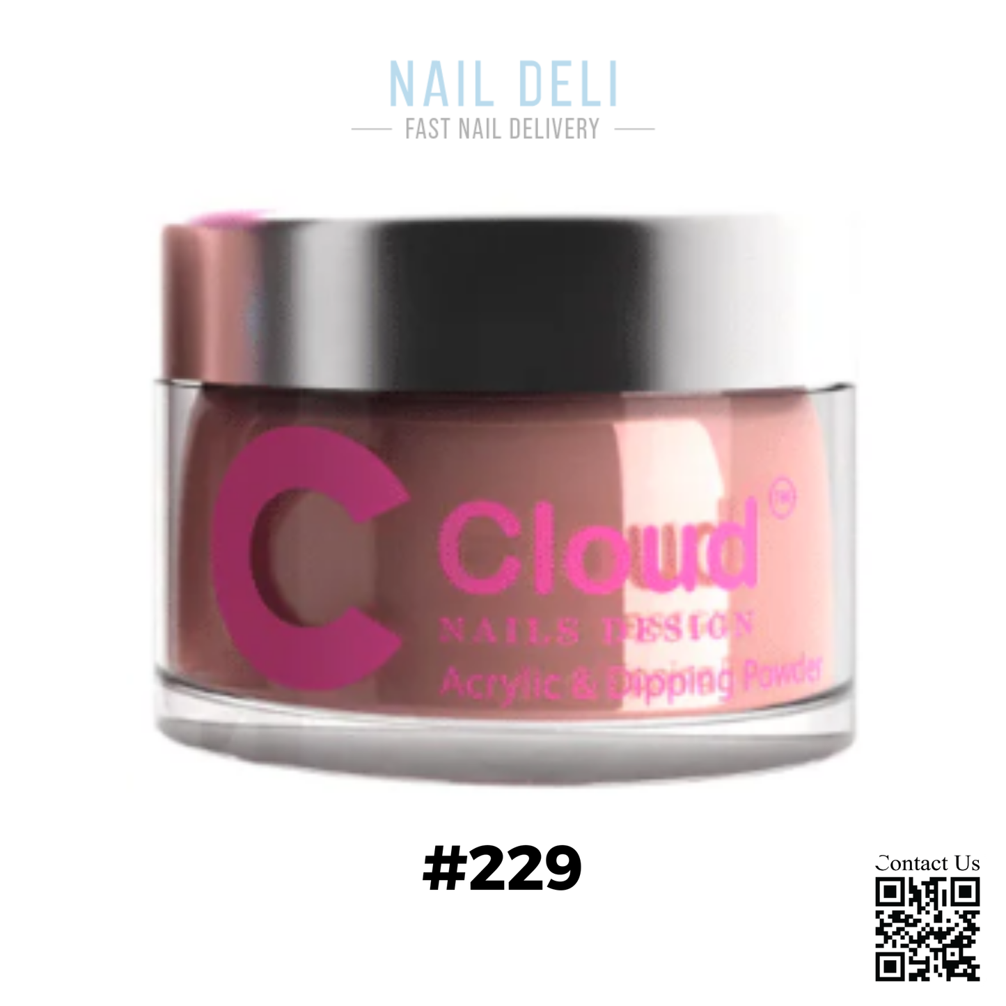 Chisel Cloud Acrylic/ Dipping Powder, Hawaii Collection, 2oz, 229