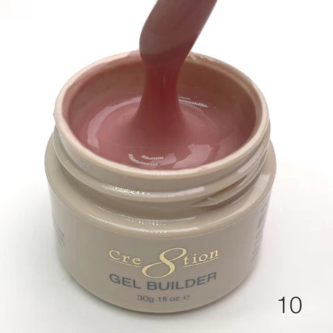 Cre8tion 1oz HEMA Free Overlay/Builder Gel in Jar (18 Colors) - 010
