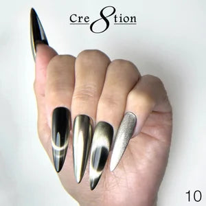 Cre8tion Nail Art Effect 1g - Cat Eye CHROME (10 Colors) Collection - 010
