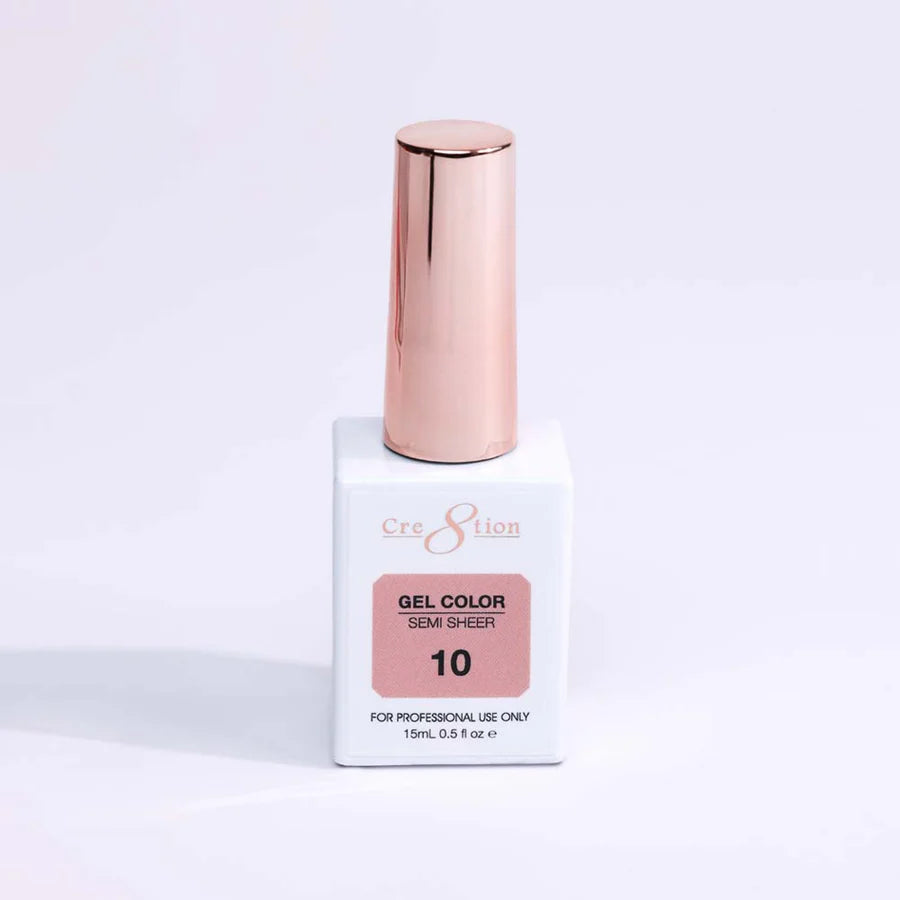 Cre8tion Gel 0.5oz - HEMA Free SEMI-SHEER Collection - 010