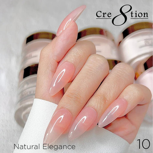 Cre8tion Acrylic Powder, Natural Elegance Collection, 10, 1.7oz