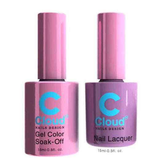 Chisel Nail Lacquer and Gel Polish, Cloud Nail Design Collection, 110, 0.5oz