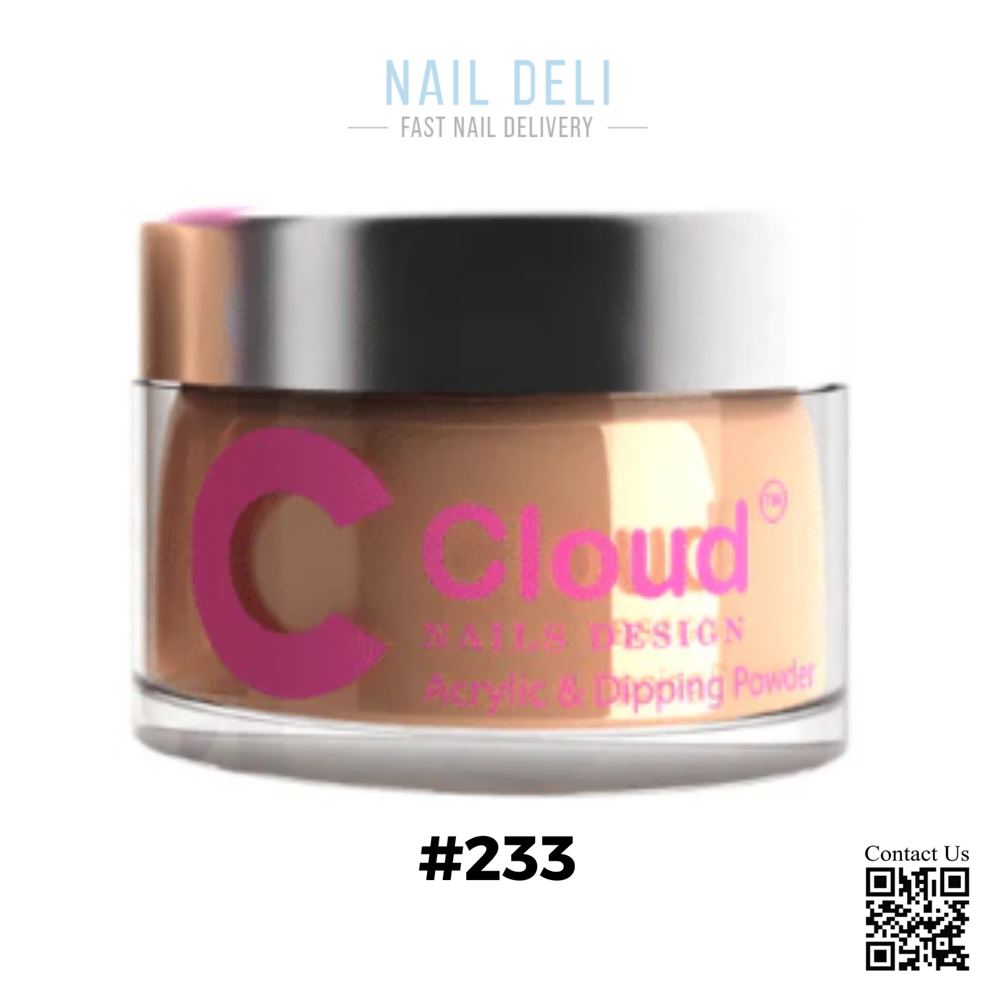 Chisel Cloud Acrylic/ Dipping Powder, Hawaii Collection, 2oz, 233