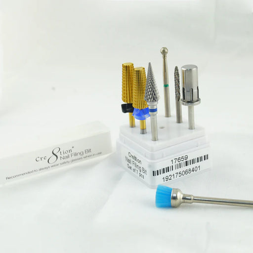 Cre8tion Nail Filing Bit Set of 7 pcs