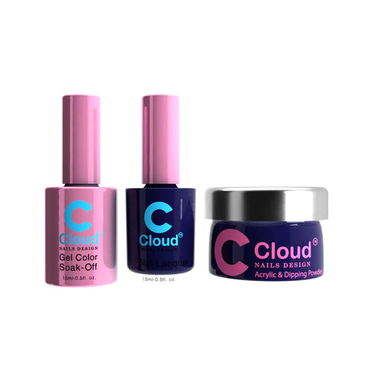 Chisel 3in1 Acrylic/Dipping Powder, Cloud Nail Design Collection, 113